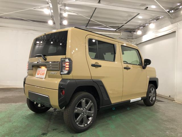 タフトＧ　ダーククロムベンチャー　走行６キロ／シートヒーター一年保証・走行距離無制限　走行６キロ　サイドエアバック　クリアランスソナー　オートライト　ＬＥＤヘッドライト　シートヒーター　アイドリングストップ（埼玉県）の中古車