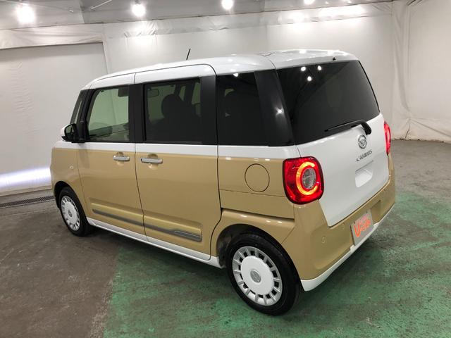 ムーヴキャンバスストライプスＧ　走行３６４７キロ／シートヒータ／オートライト一年保証・走行距離無制限　走行３６４７キロ　サイドエアバック　クリアランスソナー　オートマチックハイビーム　オートライト　ＬＥＤヘッドライト　ベンチシート　シートヒーター　両側電動スライドドア（埼玉県）の中古車