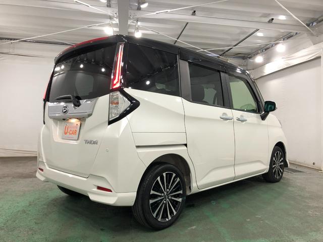 トールカスタムＧ　ターボ　走行２９７７２キロ／ナビ／後席モニター１年保証距離無制限　走行２９７７２キロ　純正フルセグナビ　バックカメラ　後席モニター　ドラレコ　純正マット　ＬＥＤヘッドランプ　アイドリングストップ　両側電動スライドドア　　オート格納式ドアミラー（埼玉県）の中古車