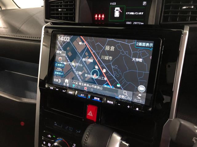 トールカスタムＧ　ターボ　走行２９７７２キロ／ナビ／後席モニター１年保証距離無制限　走行２９７７２キロ　純正フルセグナビ　バックカメラ　後席モニター　ドラレコ　純正マット　ＬＥＤヘッドランプ　アイドリングストップ　両側電動スライドドア　　オート格納式ドアミラー（埼玉県）の中古車