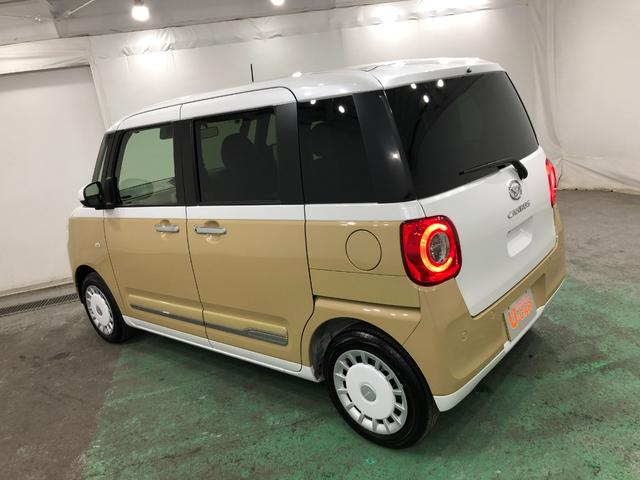 ムーヴキャンバスストライプスG 社外新品フルセグナビ バックモニターフルセグナビ バックカメラ ブルートゥース 純正マット サイドエアバッグ LEDヘッドランプ アイドリングストップ シートヒーター 両側電動スライドドア 1年保証距離無制限 走行距離5145キロ(埼玉県)の中古車