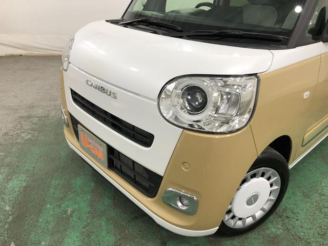 ムーヴキャンバスストライプスG 社外新品フルセグナビ バックモニターフルセグナビ バックカメラ ブルートゥース 純正マット サイドエアバッグ LEDヘッドランプ アイドリングストップ シートヒーター 両側電動スライドドア 1年保証距離無制限 走行距離5145キロ(埼玉県)の中古車