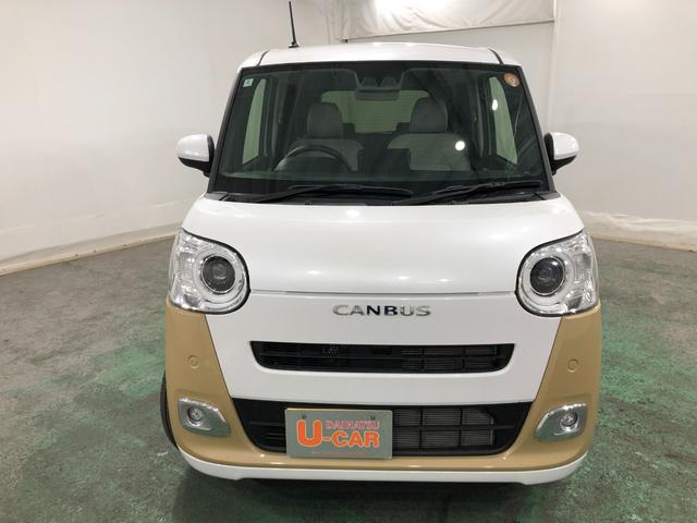 ムーヴキャンバスストライプスG 社外新品フルセグナビ バックモニターフルセグナビ バックカメラ ブルートゥース 純正マット サイドエアバッグ LEDヘッドランプ アイドリングストップ シートヒーター 両側電動スライドドア 1年保証距離無制限 走行距離5145キロ(埼玉県)の中古車