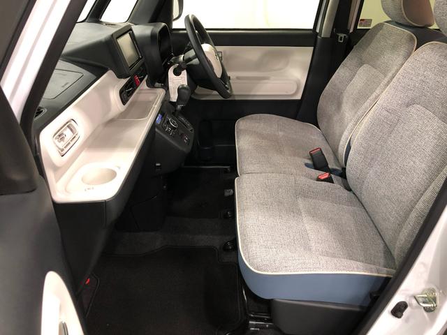 ムーヴキャンバスストライプスG 社外新品フルセグナビ バックモニターフルセグナビ バックカメラ ブルートゥース 純正マット サイドエアバッグ LEDヘッドランプ アイドリングストップ シートヒーター 両側電動スライドドア 1年保証距離無制限 走行距離5145キロ(埼玉県)の中古車