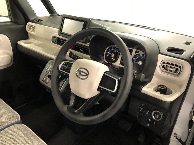 ムーヴキャンバスストライプスG 社外新品フルセグナビ バックモニターフルセグナビ バックカメラ ブルートゥース 純正マット サイドエアバッグ LEDヘッドランプ アイドリングストップ シートヒーター 両側電動スライドドア 1年保証距離無制限 走行距離5145キロ(埼玉県)の中古車