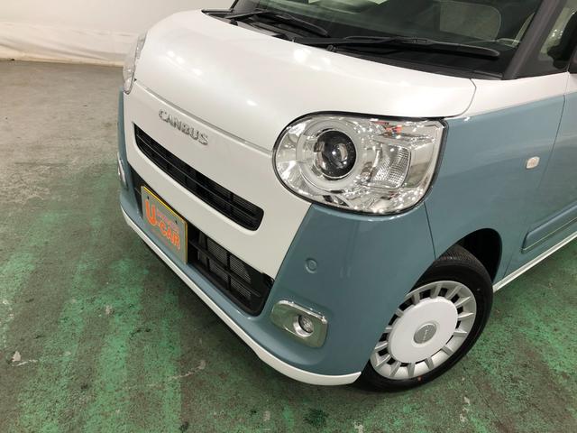 ムーヴキャンバスストライプスＧ　走行３６７４キロ／ＬＥＤヘッドランプ／マット１年保証距離無制限　走行距離３６７４キロ　純正マット　サイドエアバッグ　ＬＥＤヘッドランプ　アイドリングストップ　シートヒーター　両側電動スライドドア　プッシュボタンスタート　オート格納式ドアミラー（埼玉県）の中古車