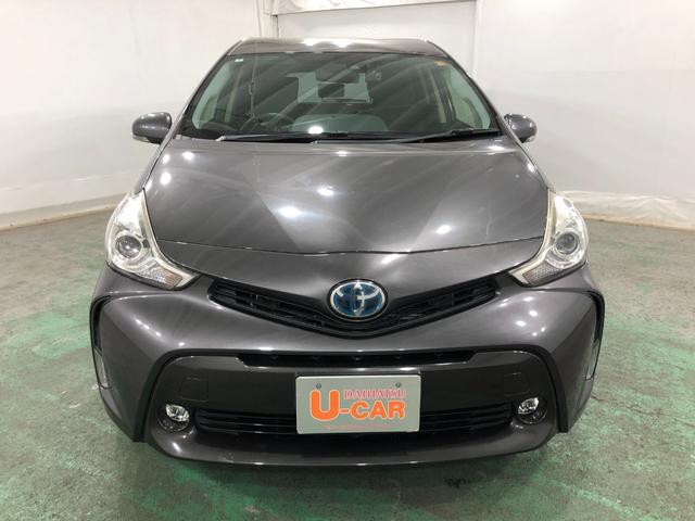 プリウスアルファG 雹害/走行66559キロ/フルセグナビ/ドラレコ1年保証距離無制限 走行距離66559キロ フルセグナビ バックカメラ ブルートゥース ドラレコ 純正マット サイドエアバッグ LEDヘッドランプ(埼玉県)の中古車