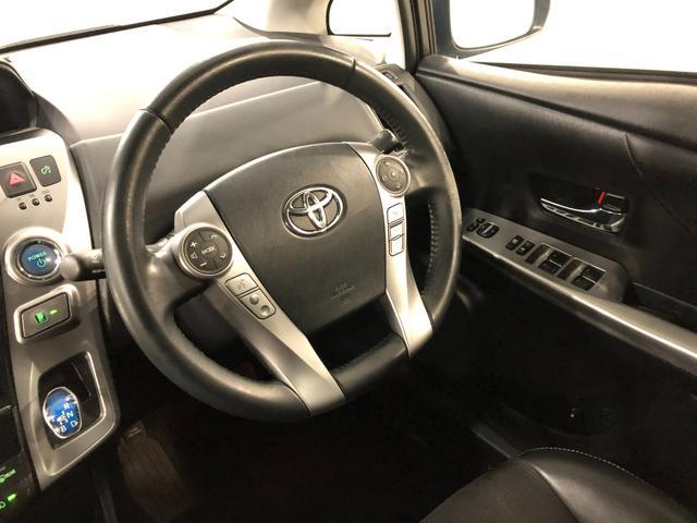 プリウスアルファG 雹害/走行66559キロ/フルセグナビ/ドラレコ1年保証距離無制限 走行距離66559キロ フルセグナビ バックカメラ ブルートゥース ドラレコ 純正マット サイドエアバッグ LEDヘッドランプ(埼玉県)の中古車