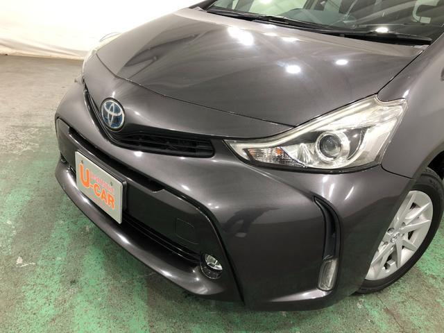 プリウスアルファG 雹害/走行66559キロ/フルセグナビ/ドラレコ1年保証距離無制限 走行距離66559キロ フルセグナビ バックカメラ ブルートゥース ドラレコ 純正マット サイドエアバッグ LEDヘッドランプ(埼玉県)の中古車