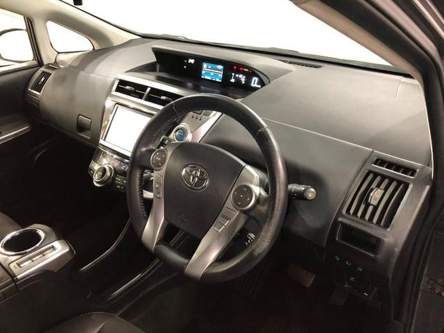 プリウスアルファG 雹害/走行66559キロ/フルセグナビ/ドラレコ1年保証距離無制限 走行距離66559キロ フルセグナビ バックカメラ ブルートゥース ドラレコ 純正マット サイドエアバッグ LEDヘッドランプ(埼玉県)の中古車