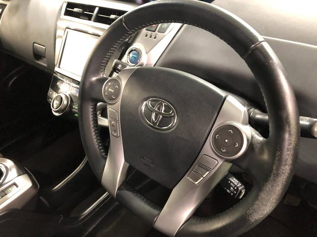 プリウスアルファG 雹害/走行66559キロ/フルセグナビ/ドラレコ1年保証距離無制限 走行距離66559キロ フルセグナビ バックカメラ ブルートゥース ドラレコ 純正マット サイドエアバッグ LEDヘッドランプ(埼玉県)の中古車