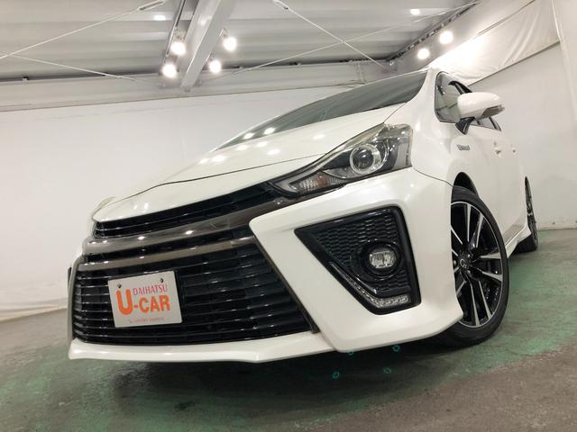 プリウスアルファＳツーリングセレクション　走行５１７４５キロ　ナビ　Ｂカメラ１年保証距離無制限　ブルートゥース　純正マット　サイドエアバッグ　ＬＥＤヘッドランプ（埼玉県）の中古車