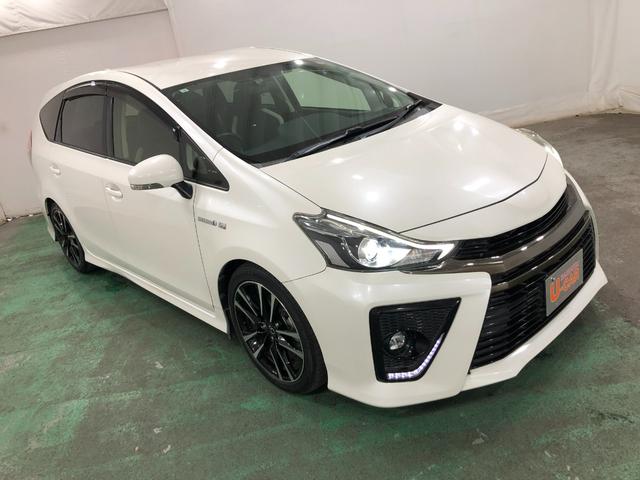 プリウスアルファＳツーリングセレクション　走行５１７４５キロ　ナビ　Ｂカメラ１年保証距離無制限　ブルートゥース　純正マット　サイドエアバッグ　ＬＥＤヘッドランプ（埼玉県）の中古車