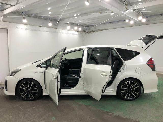 プリウスアルファＳツーリングセレクション　走行５１７４５キロ　ナビ　Ｂカメラ１年保証距離無制限　ブルートゥース　純正マット　サイドエアバッグ　ＬＥＤヘッドランプ（埼玉県）の中古車