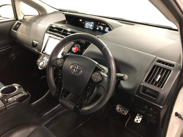 プリウスアルファＳツーリングセレクション　走行５１７４５キロ　ナビ　Ｂカメラ１年保証距離無制限　ブルートゥース　純正マット　サイドエアバッグ　ＬＥＤヘッドランプ（埼玉県）の中古車