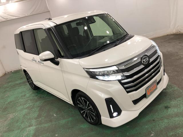 トールカスタムG ターボ 走行61405キロ/LEDヘッドランプ1年保証距離無制限 走行61405キロ 純正マット LEDヘッドランプ アイドリングストップ 両側電動スライドドア プッシュボタンスタート オート格納式ドアミラー(埼玉県)の中古車