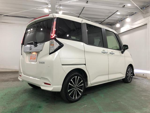 トールカスタムG ターボ 走行61405キロ/LEDヘッドランプ1年保証距離無制限 走行61405キロ 純正マット LEDヘッドランプ アイドリングストップ 両側電動スライドドア プッシュボタンスタート オート格納式ドアミラー(埼玉県)の中古車