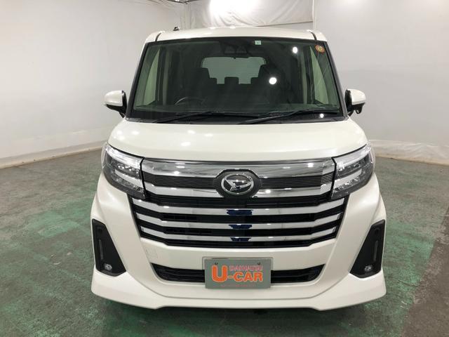 トールカスタムG ターボ 走行61405キロ/LEDヘッドランプ1年保証距離無制限 走行61405キロ 純正マット LEDヘッドランプ アイドリングストップ 両側電動スライドドア プッシュボタンスタート オート格納式ドアミラー(埼玉県)の中古車