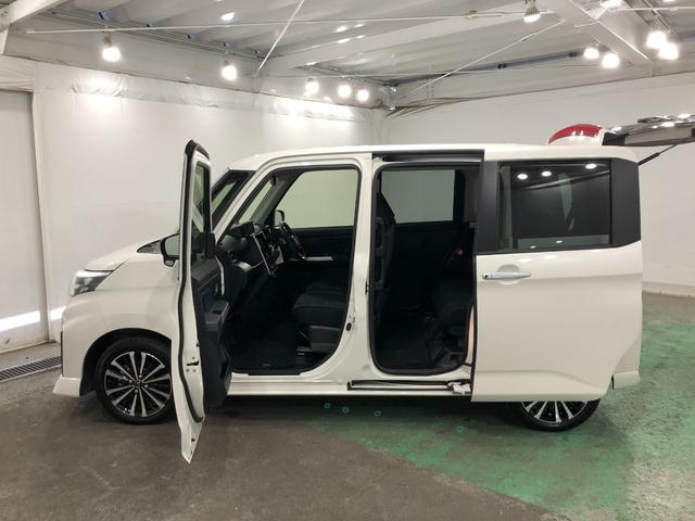 トールカスタムG ターボ 走行61405キロ/LEDヘッドランプ1年保証距離無制限 走行61405キロ 純正マット LEDヘッドランプ アイドリングストップ 両側電動スライドドア プッシュボタンスタート オート格納式ドアミラー(埼玉県)の中古車