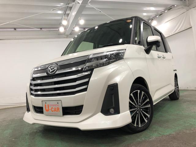 トールカスタムG ターボ 走行33400キロ/LEDヘッドランプ1年保証距離無制限 走行距離33400キロ 純正マット クリアランスソナー LEDヘッドランプ アイドリングストップ 両側電動スライドドア プッシュボタンスタート オート格納式ドアミラー キーフリー(埼玉県)の中古車