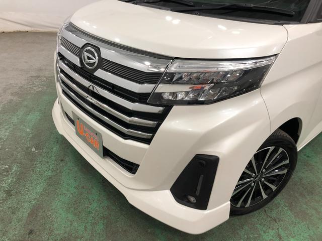 トールカスタムG ターボ 走行33400キロ/LEDヘッドランプ1年保証距離無制限 走行距離33400キロ 純正マット クリアランスソナー LEDヘッドランプ アイドリングストップ 両側電動スライドドア プッシュボタンスタート オート格納式ドアミラー キーフリー(埼玉県)の中古車