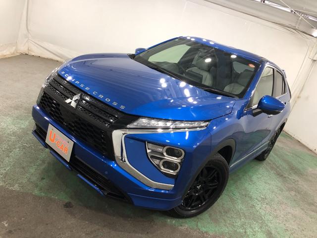 エクリプスクロスPHEVP 走行8998キロ/4WD/ナビ/全周囲カメラ/ETC一年保証・走行距離無制限 走行8998キロ フルセグナビ ブルートゥース 全周囲カメラ サイドエアバック クリアランスソナー オートライト LEDヘッドライト シートヒーター(埼玉県)の中古車