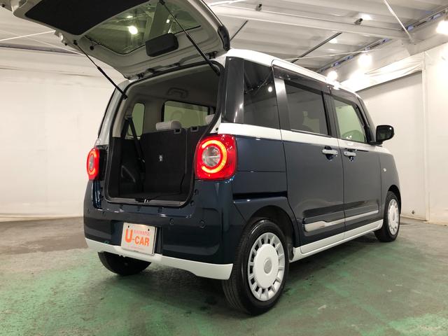 ムーヴキャンバスストライプスGターボ 走行40443キロ/9インチナビ一年保証・走行距離無制限 走行40443キロ フルセグナビ ブルートゥース バックカメラ サイドエアバック オートライト LEDヘッドライト ベンチシート シートヒーター 両側電動スライドドア(埼玉県)の中古車