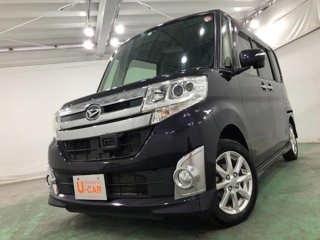 タントカスタムＸ　ＳＡ　車検整備付／走行４８３１２キロ／後席モニタ１年保証距離無制限　走行距離４８３１２キロ　車検整備付　純正フルセグナビ　バックカメラ　後席モニター　純正マット　ＬＥＤヘッドランプ　アイドリングストップ　片側電動スライドドア　電動格納式ドアミラー（埼玉県）の中古車