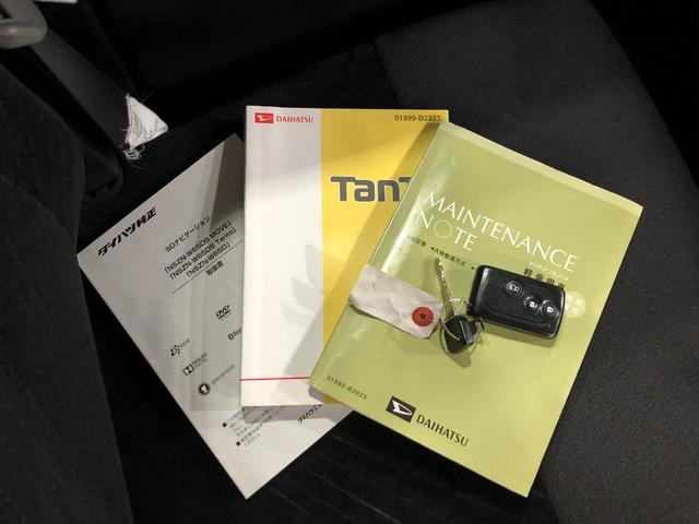 タントカスタムＸ　ＳＡ　車検整備付／走行４８３１２キロ／後席モニタ１年保証距離無制限　走行距離４８３１２キロ　車検整備付　純正フルセグナビ　バックカメラ　後席モニター　純正マット　ＬＥＤヘッドランプ　アイドリングストップ　片側電動スライドドア　電動格納式ドアミラー（埼玉県）の中古車