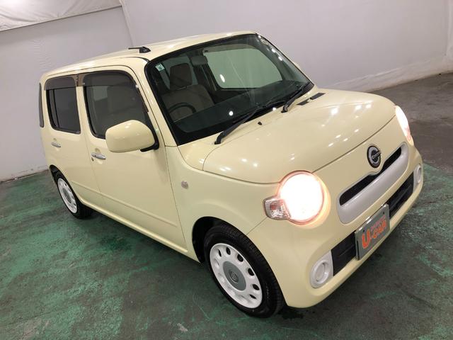 ミラココアココアＸ　走行５０５３７キロ／フルセグナビ／バックカメラ１年保証距離無制限　走行距離５０５３７キロ　フルセグナビ　バックカメラ　ブルートゥース　純正マット　アイドリングストップ　オートエアコン（埼玉県）の中古車