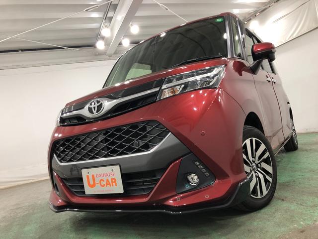 タンクカスタムＧ　走行６１２５０キロ／車検整備付／雹害／タイヤ交換一年保証・走行距離無制限　走行６１２５０キロ　車検整備付　雹害　タイヤ４本交換　ナビ　ブルートゥース　オートライト　ＬＥＤヘッドライト　両側電動スライドドア　アイドリングストップ（埼玉県）の中古車