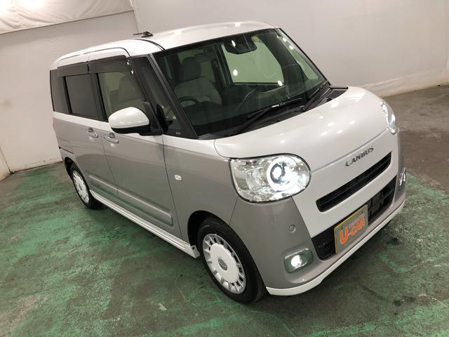 ムーヴキャンバスストライプスＧターボ　車検整備付／走行１９１５７キロ／ＬＥＤ１年保証距離無制限　走行距離１９１５７キロ　ＵＳＢソケット　純正マット　サイドエアバッグ　ＬＥＤヘッドランプ　アイドリングストップ　シートヒーター　両側電動スライドドア　オート格納式ドアミラー（埼玉県）の中古車