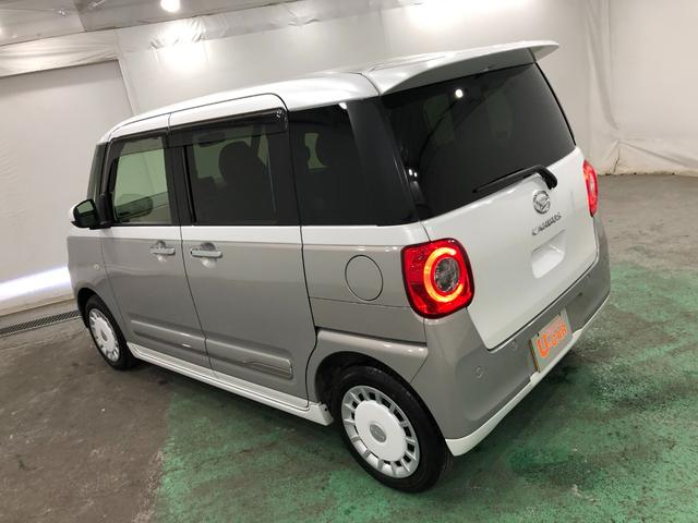 ムーヴキャンバスストライプスＧターボ　車検整備付／走行１９１５７キロ／ＬＥＤ１年保証距離無制限　走行距離１９１５７キロ　ＵＳＢソケット　純正マット　サイドエアバッグ　ＬＥＤヘッドランプ　アイドリングストップ　シートヒーター　両側電動スライドドア　オート格納式ドアミラー（埼玉県）の中古車