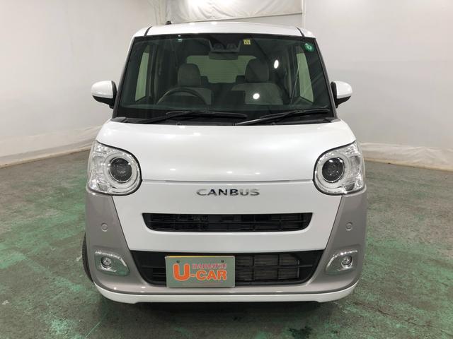 ムーヴキャンバスストライプスＧターボ　車検整備付／走行１９１５７キロ／ＬＥＤ１年保証距離無制限　走行距離１９１５７キロ　ＵＳＢソケット　純正マット　サイドエアバッグ　ＬＥＤヘッドランプ　アイドリングストップ　シートヒーター　両側電動スライドドア　オート格納式ドアミラー（埼玉県）の中古車