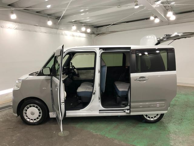 ムーヴキャンバスストライプスＧターボ　車検整備付／走行１９１５７キロ／ＬＥＤ１年保証距離無制限　走行距離１９１５７キロ　ＵＳＢソケット　純正マット　サイドエアバッグ　ＬＥＤヘッドランプ　アイドリングストップ　シートヒーター　両側電動スライドドア　オート格納式ドアミラー（埼玉県）の中古車