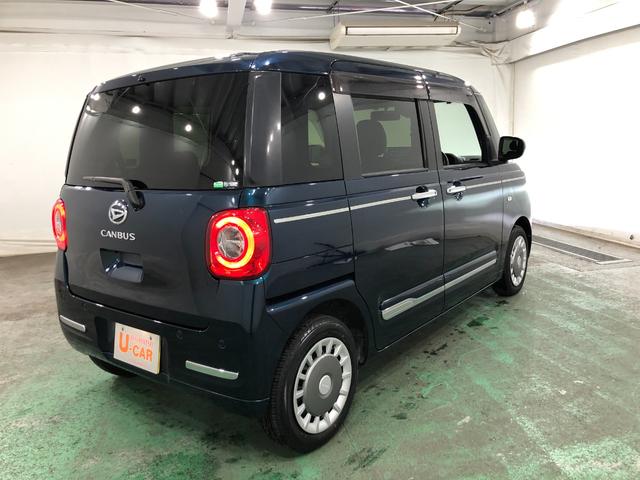 ムーヴキャンバスセオリーＧ　走行２２２０４キロ／車検整備付／ナビ／ドラレコ一年保証・走行距離無制限　走行２２２０４キロ　フルセグナビ　ブルートゥース　バックカメラ　ドラレコ　ＥＴＣ　クリアランスソナー　ＬＥＤヘッドライト　シートヒーター　両側電動スライドドア（埼玉県）の中古車