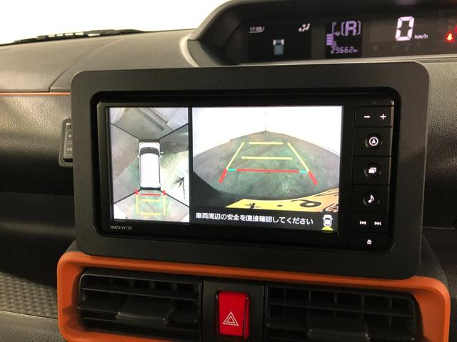 タントファンクロスターボ 4WD/走行29662キロ/ナビドラレコ1年保証距離無制限 走行29662キロ 純正フルセグナビ パノラマモニター ブルートゥース ドラレコ サイドエアバッグ LEDヘッドランプ アイドリングストップ シートヒーター 両側電動スライドドア(埼玉県)の中古車