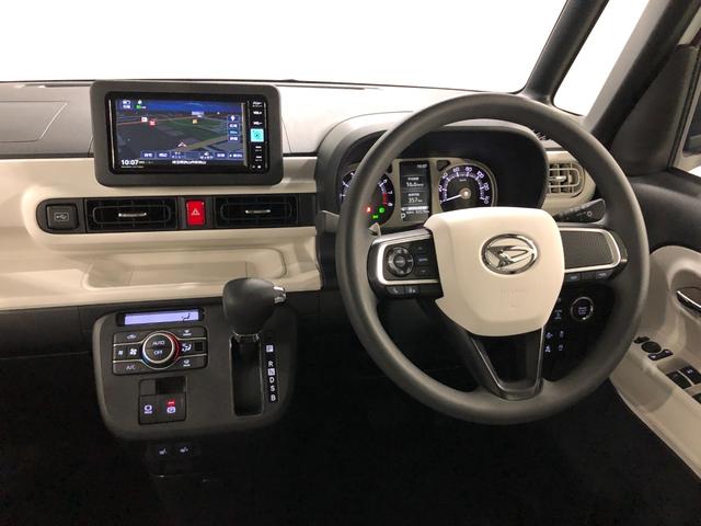 ムーヴキャンバスストライプスG 走行3183キロ/ナビ/バックカメラ一年保証・走行距離無制限 走行3183キロ フルセグナビ バックカメラ ブルートゥース クリアランスソナー LEDヘッドライト シートヒーター 両側電動スライドドア(埼玉県)の中古車