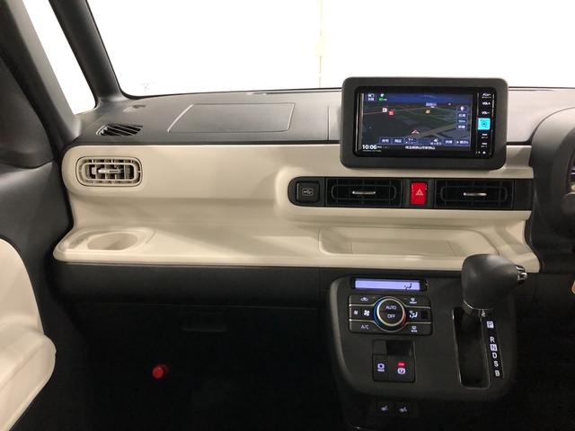 ムーヴキャンバスストライプスG 走行3183キロ/ナビ/バックカメラ一年保証・走行距離無制限 走行3183キロ フルセグナビ バックカメラ ブルートゥース クリアランスソナー LEDヘッドライト シートヒーター 両側電動スライドドア(埼玉県)の中古車