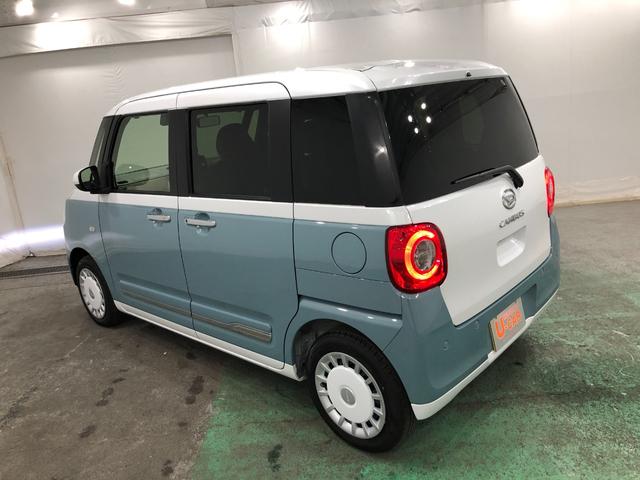 ムーヴキャンバスストライプスG 走行3183キロ/ナビ/バックカメラ一年保証・走行距離無制限 走行3183キロ フルセグナビ バックカメラ ブルートゥース クリアランスソナー LEDヘッドライト シートヒーター 両側電動スライドドア(埼玉県)の中古車