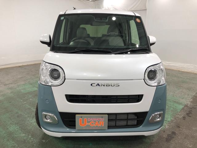 ムーヴキャンバスストライプスG 走行3183キロ/ナビ/バックカメラ一年保証・走行距離無制限 走行3183キロ フルセグナビ バックカメラ ブルートゥース クリアランスソナー LEDヘッドライト シートヒーター 両側電動スライドドア(埼玉県)の中古車