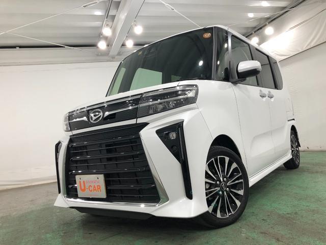 タントカスタムRS ターボ 両側パワスラ タイヤ4本新品交換1年保証走行距離無制限 禁煙車 点検記録簿有 前後クリアランスソナー オートマチックハイビーム 走行70968キロ オートライト LEDヘッドライト ベンチシート シートヒーター 両側電動スライドドア(埼玉県)の中古車