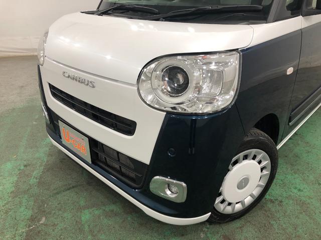 ムーヴキャンバスストライプスGターボ 走行12583キロ/ナビ/4WD一年保証・走行距離無制限 走行12583キロ フルセグナビ ブルートゥース バックカメラ ドラレコ サイドエアバック LEDヘッドライト シートヒーター 両側電動スライドドア ecoIDLE非装着車(埼玉県)の中古車