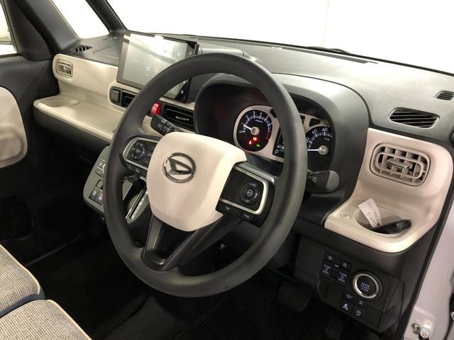 ムーヴキャンバスストライプスGターボ 走行2467キロ/置充電Qi/Bカメラ1年保証距離無制限 走行距離2467キロ ディスプレイオーディオ バックカメラ 純正マット サイドエアバッグ LEDヘッドランプ アイドリングストップ シートヒーター 両側スライドドア キーフリー(埼玉県)の中古車