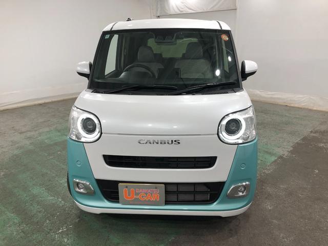 ムーヴキャンバスストライプスG 走行5113キロ/ナビ/ドラレコ/ETC一年保証走行無制限 走行5113キロ フルセグナビ ブルートゥース バックカメラ ドラレコ クリアランスソナー LEDヘッドランプ アイドリングストップ シートヒーター 両側電動スライドドア(埼玉県)の中古車