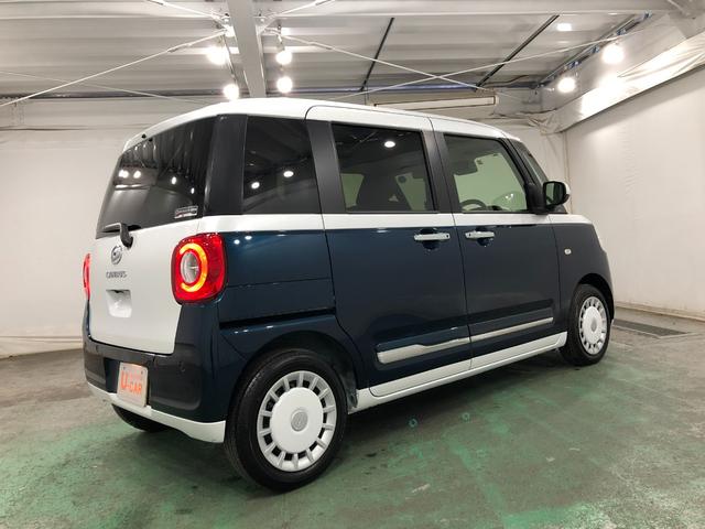 ムーヴキャンバスストライプスG 走行10416キロ/純正ナビ/ドラレコ1年保証距離無制限 走行距離10416キロ 純正フルセグナビ バックカメラ ドラレコ 純正マット サイドエアバッグ LEDヘッドランプ アイドリングストップ シートヒーター 両側電動スライドドア(埼玉県)の中古車