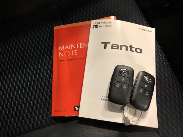 タントカスタムＲＳ　走行４４８１キロ／シートヒーター一年保証走行無制限　走行４４８１キロ　サイドエアバッグ　クリアランスソナー　オートライト　オートマチックハイビーム　ＬＥＤヘッドランプ　シートヒーター　両側電動スライドドア（埼玉県）の中古車