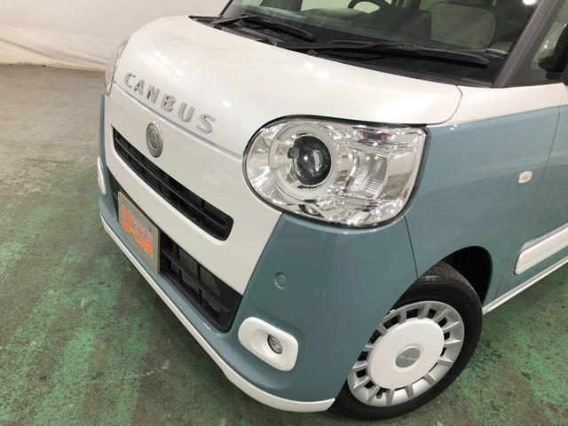 ムーヴキャンバスストライプスＧ　オーディオレス　ＬＥＤヘッドライト　Ｂカメラオートライト　ＬＥＤヘッドライト　ベンチシート　シートヒーター　両側電動スライドドア　サイドエアバック　クリアランスソナー　オートマチックハイビーム　一年保証・走行距離無制限　走行１６６８７キロ（埼玉県）の中古車