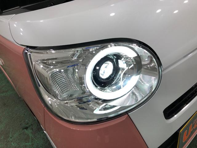 ムーヴキャンバスストライプスＧ　走行２８４５キロ／クリアランスソナー一年保証・走行距離無制限　走行２８４５キロ　サイドエアバック　クリアランスソナー　オートマチックハイビーム　オートライト　ＬＥＤヘッドライト　ベンチシート　シートヒーター　両側電動スライドドア（埼玉県）の中古車