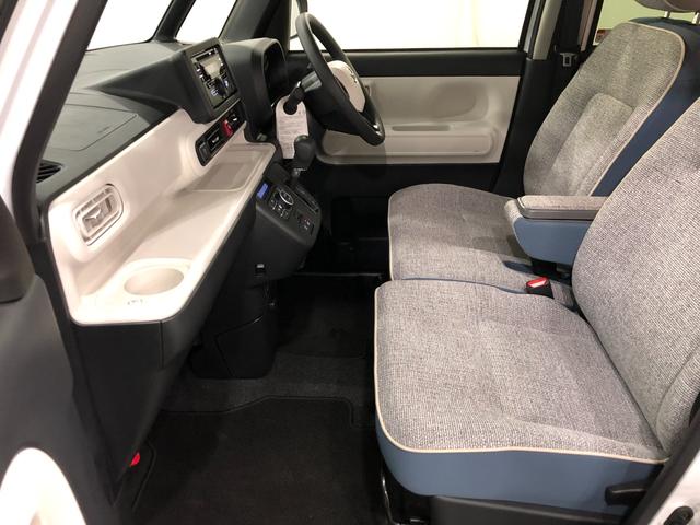 ムーヴキャンバスストライプスＧ　走行２８４５キロ／クリアランスソナー一年保証・走行距離無制限　走行２８４５キロ　サイドエアバック　クリアランスソナー　オートマチックハイビーム　オートライト　ＬＥＤヘッドライト　ベンチシート　シートヒーター　両側電動スライドドア（埼玉県）の中古車